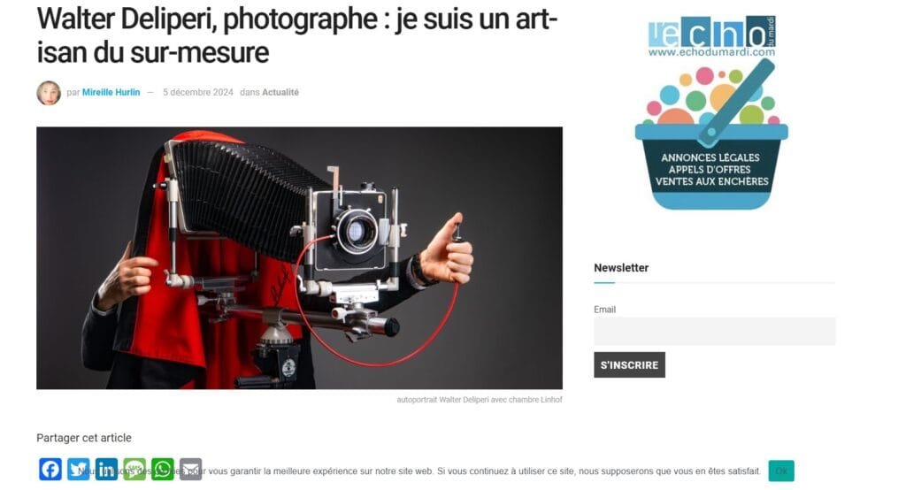 Photographie d'art noir et blanc par Walter Deliperi.