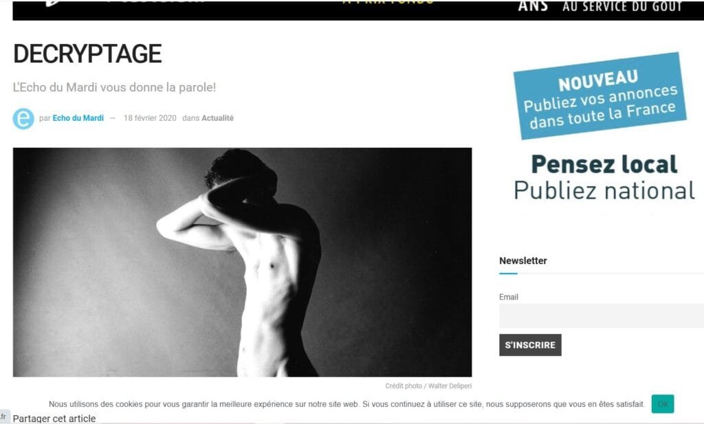 Photographie d'art noir et blanc par Walter Deliperi.