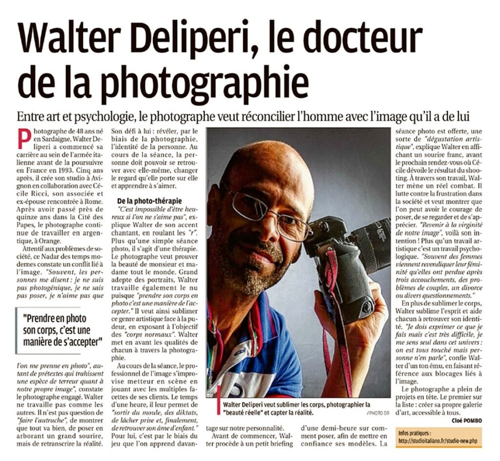 Photographie d'art noir et blanc par Walter Deliperi.